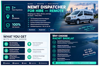 be your remote nemt dispatcher and trip coordinator