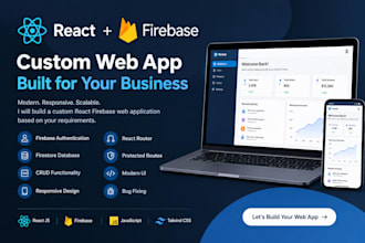 build a react firebase solution for your business