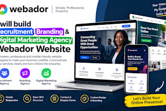 build recruitment branding copywriter digital marketing agency webador website