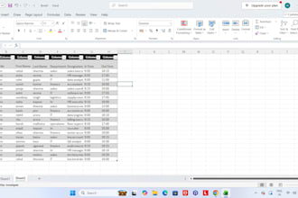clean, format, merge, split excel data