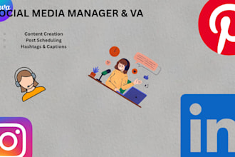 do social media management as your content VA