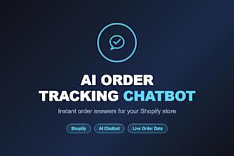 build an ai order tracking chatbot for your shopify store