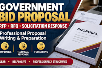 write government rfp rfq bid proposals and solicitation responses