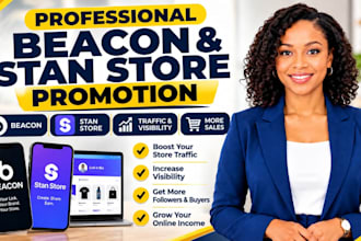 promote your stan store and beacons ai store