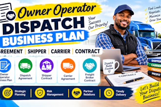 write owner operator dispatch business plan agreement shipper carrier contract