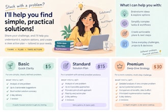 simplify a problem and create a practical action plan