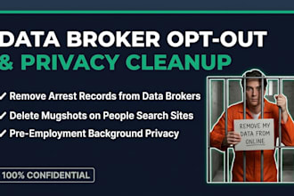 remove arrest records and mugshots from data broker directories