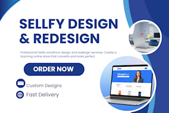 do sellfy website design and redesign website