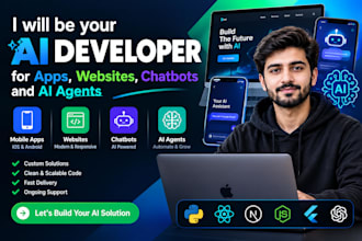 be your ai developer for apps, websites, chatbots and ai agents