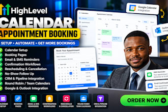 setup gohighlevel calendar appointment booking and reminders