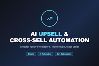 set up ai upsell and cross sell automation for shopify
