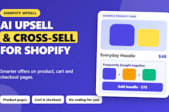 add ai upsell and cross sell recommendations to your shopify store