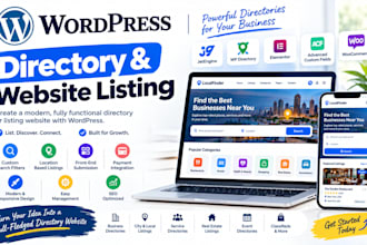 build a wordpress directory and listing website with search and filters