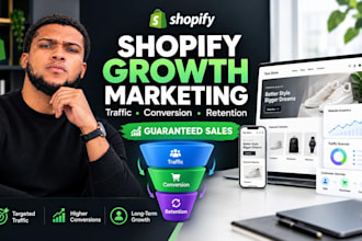 dropshipping marketing, shopify marketing and website promotion guaranteed sales