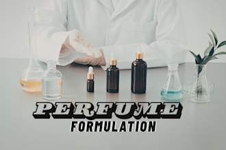 develop longlasting perfume and scent formula as a chemist formulator developmen