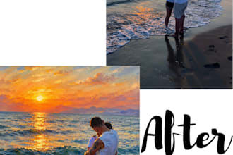 transform your photo into a beautiful digital painting