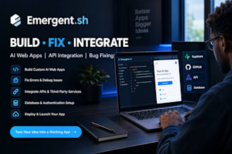 build emergent sh web app emergent sh integration fix emergent sh error