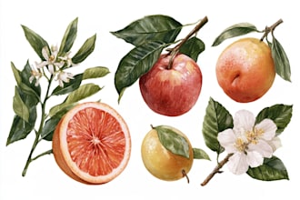 botanical, mystic design illustration