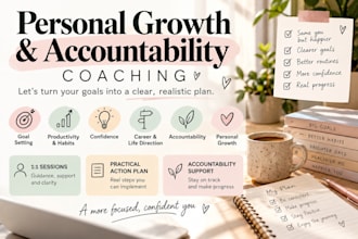 be your personal growth and accountability coach