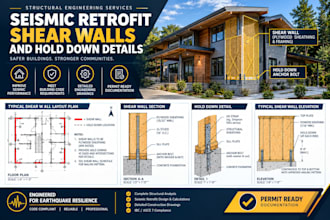 design seismic retrofit shear walls and hold down details for ca nv az