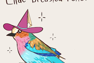 draw you cartoon birds