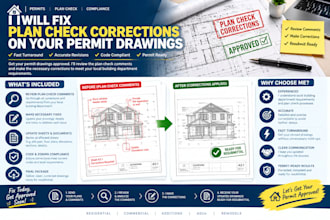 fix plan check corrections on your permit drawings