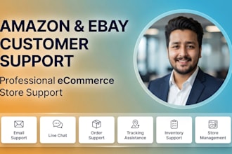 provide customer support services for ebay and amazon stores