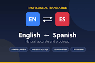translate english to spanish