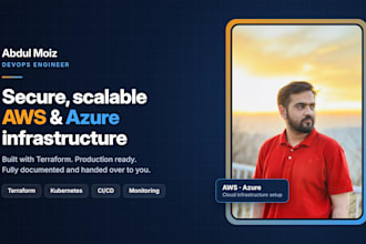build secure scalable AWS and azure infrastructure using terraform