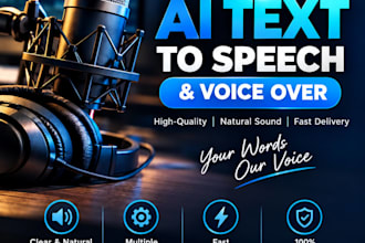 do professional text to speech and ai voice over