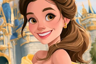 do disney cartoon portrait