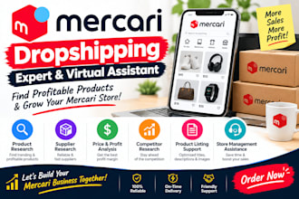 do mercari dropshipping virtual assistant and store management