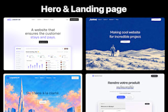 design a modern landing page for your mobile app in figma