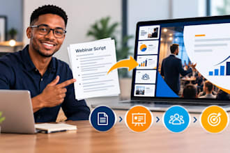 turn your webinar script into a polished slide deck that keeps viewers engaged
