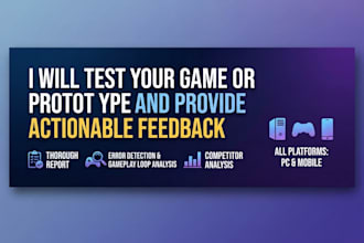 test your game or prototype