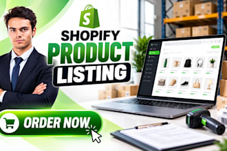 do shopify product upload, shopify listing, and catalog management