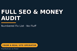 run monthly SEO operations for your tool or content website