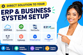 setup erpag quickbooks netsuite ezo eam asset panda upkeep shippingeasy CRM