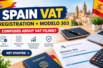 handle your spain vat registration and modelo 303 tax filing