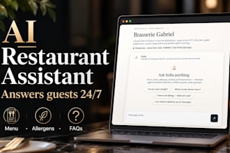 build a custom ai chatbot for your restaurant website