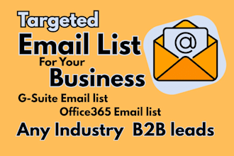 targeted b2b lead generation build a verified email list
