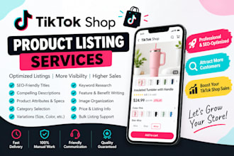 list your products on tiktok shop