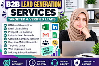 do b2b lead generation and email list building