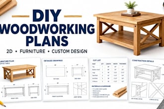 design professional DIY woodworking, furniture plans and shed PDF blueprints