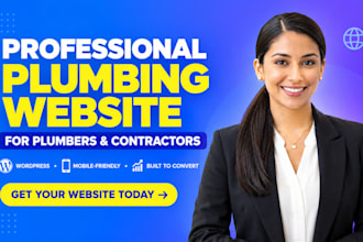 professional plumbing website for plumbers and contractors