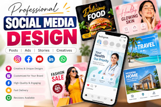 design social media posts and creatives