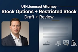 draft a professional US employee stock option grant agreement