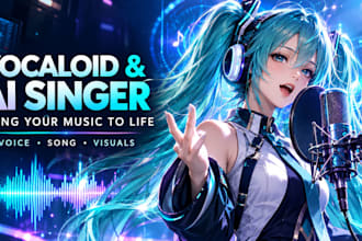 make a vocaloid or synthv cover with realistic tuning