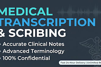 do accurate medical transcription and medical scribe notes