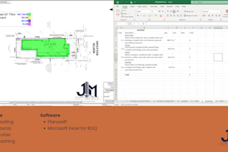 do construction quantity takeoff, material estimate and boq